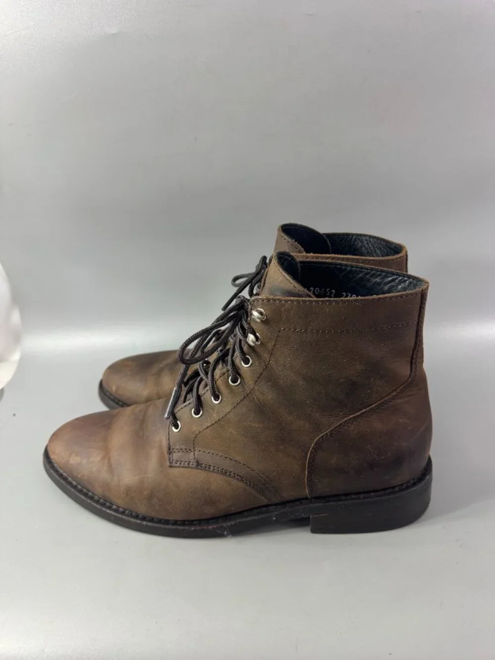 Thursday Boot Co. President Mocha Leather Men's Ankle Boots, Size 12.5